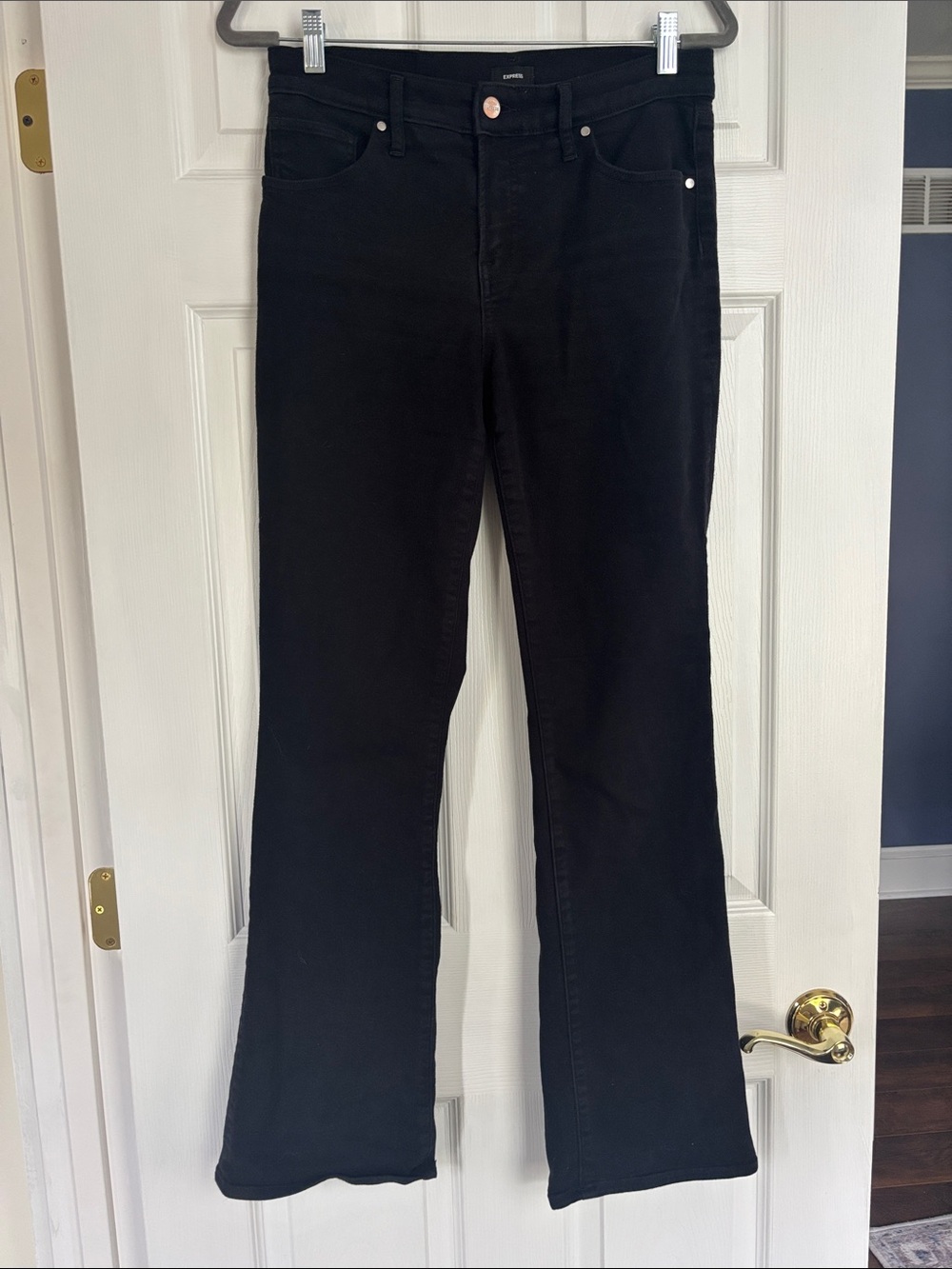 Express Women's Black Flare Jeans